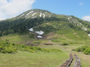 熊沢田代から燧ケ岳を望む